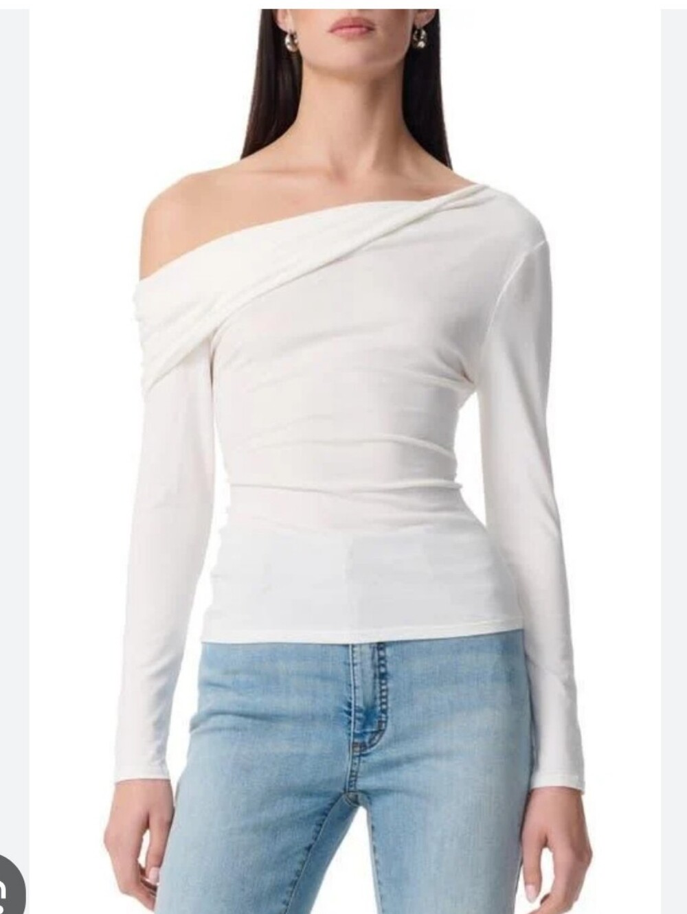 Robert Rodriguez Simonette Twisted Shirt Color Wild Wind Blue Size Small NWT